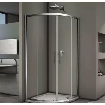 Душевое ограждение Veconi Rovigo RV-07, 800x800x1900 мм, прозрачное, без поддона, хром