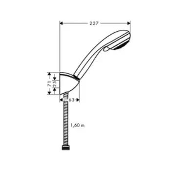 Душевой набор Hansgrohe Crometta