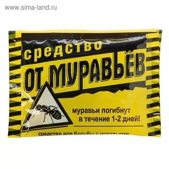 Дуст от бытовых муравьев «Абсолют», пакет, 25 г