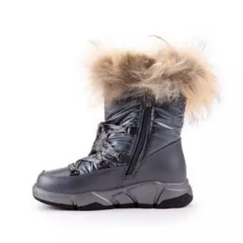 Дутики, цвет серый, размер 34