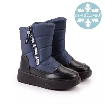 Дутики, цвет синий, размер 35