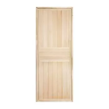 Дверь для бани "Горизонталь" 170х80см, ПРОМО