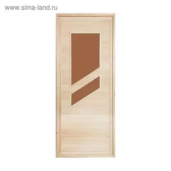 Дверь для бани и сауны "Стекло ", 160х80см