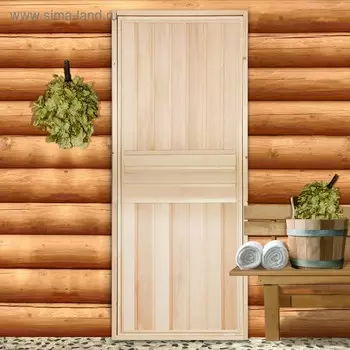 Дверь для бани "Вертикаль", 16080см