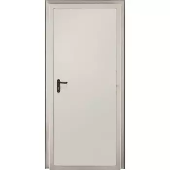 Дверь противопожарная металлическая «ДП-1-60», 2050950 мм, правая, цвет светло - серый