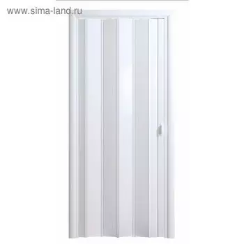 Дверь раздвижная «Стиль», ПВХ, белая, глянцевая, 2020 × 840 мм