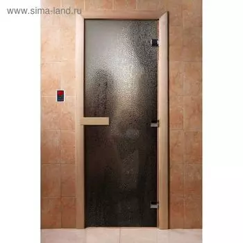 Дверь с фотопечатью, стекло 8 мм, размер коробки 190 70 см, левая, цвет А010