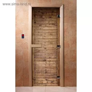 Дверь с фотопечатью, стекло 8 мм, размер коробки 190 70 см, правая, цвет А020