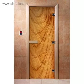 Дверь с фотопечатью, стекло 8 мм, размер коробки 190 70 см, правая, цвет А051