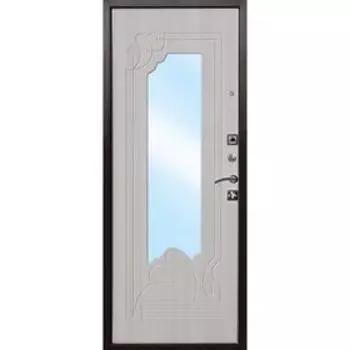 Дверь входная Ampir Белый ясень 2050х860 (левая)