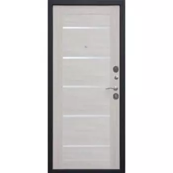 Дверь входная Гарда муар 7,5 см Лиственница беж 2050х960 (левая)