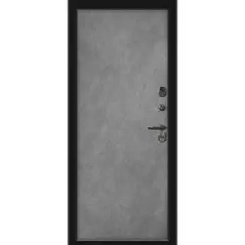 Дверь входная «Виктория Термо», 860 × 2050 мм, правая, серый муар/софт графит/бетон снежный 519579