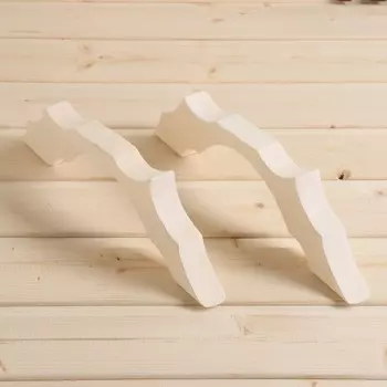 Дверная ручка из липы, 32х9х2,6 см