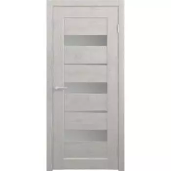 Дверное полотно Бостон, дуб снежный, стекло мателюкс, 2000х900