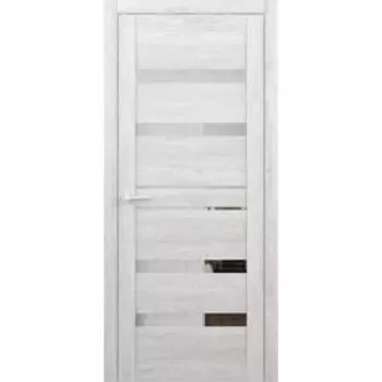 Дверное полотно Дрезден, дуб нордик, зеркало, 2000х600