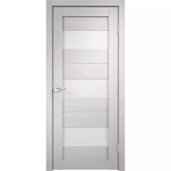 Дверное полотно "Duplex" 12 Дуб белый, стекло Мателюкс 2000х600
