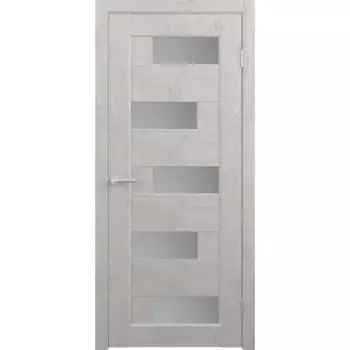 Дверное полотно Гавана, дуб снежный, стекло мателюкс, 2000х700