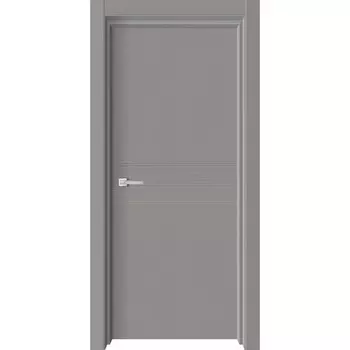 Дверное полотно L 24, 800 2000 мм, глухое, цвет grey soft