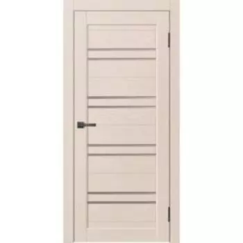 Дверное полотно L 3, 700 2000 мм, остеклённое, вставка бронза матовое, цвет ясень латте