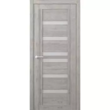 Дверное полотно Миссури, графит, стекло мателюкс, 2000х600