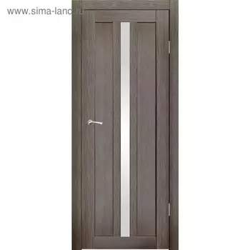 Дверное полотно "Монреаль 1" Какао, белый лакобель 2000x600