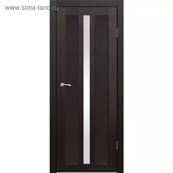 Дверное полотно "Монреаль 1" Венге, белый лакобель 2000x800