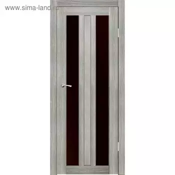 Дверное полотно "Монреаль 2" Джерси, черный лакобель 2000x900