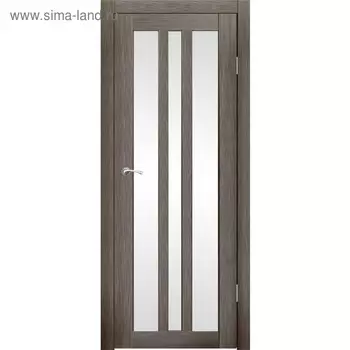 Дверное полотно "Монреаль 3" Какао, белый лакобель 2000x800