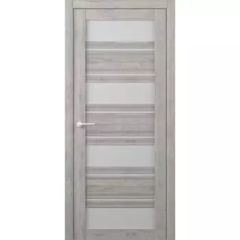 Дверное полотно Монтана, графит, стекло мателюкс, 2000х700