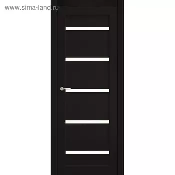 Дверное полотно остекленное Аврора Венге 2000х800