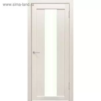 Дверное полотно остекленное Сардиния Дуб перламутр 2000х800