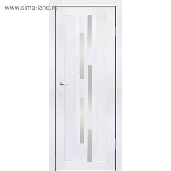 Дверное полотно "Оттава" Ясень белый, сатин 2000x700