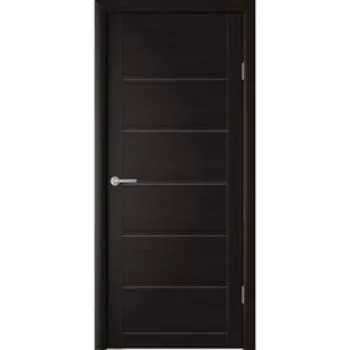 Дверное полотно ПГ Вена, темный кипарис, 2000х600