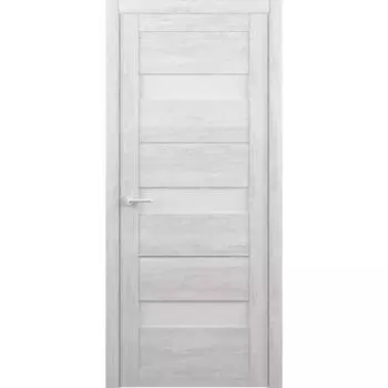Дверное полотно Прага, дуб нордик, стекло мателюкс, 2000х600