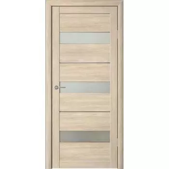 Дверное полотно Прага, лиственница мокко, стекло мателюкс, 2000х900