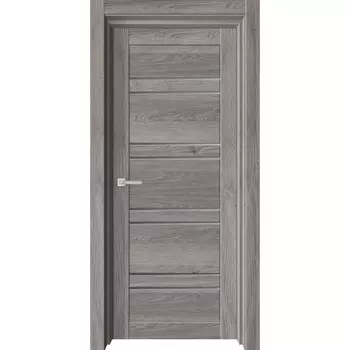 Дверное полотно R2, 900 2000 мм, остеклённое, цвет дуб стоунвуд / стекло мателюкс