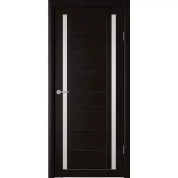 Дверное полотно Рига, темный кипарис, стекло мателюкс, 2000х600