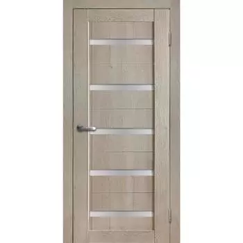 Дверное полотно «Салют-1», 900 2000 мм, остеклённое, цвет дуб эдисон