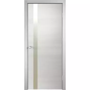 Дверное полотно "Techno" Z1 Дуб белый поперечный, замок Morelli 1895Р SN, 2000х800