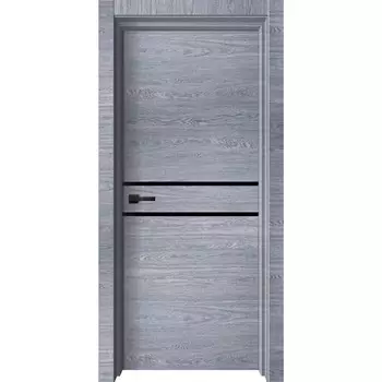 Дверное полотно Wood 2, 900 2000 мм, глухое, цвет грей