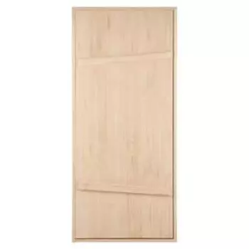 Дверной блок для бани, 180×80см, из сосны, на клиньях, массив, "Добропаровъ"