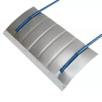 Движок для уборки снега, оцинкованный ковш 360 750 мм, металлическая планка, металлическая ручка цвет МИКС