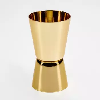 Джиггер TAKE IT EASY «Бар», 15 мл, 30 мл, нержавеющая сталь, золотой