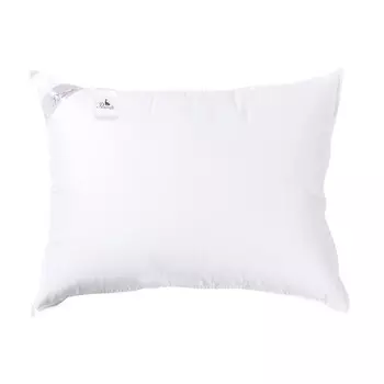 Двухкамерная пуховая подушка Perla, размер 68x68 см, цвет белый