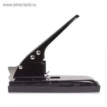 Дырокол металлический 30 листов, Staff, эконом, большой, чёрный