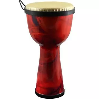 Джембе TERRIS DPC-10 CRIME- пластик, 10"(25см)-20"(50см), красный