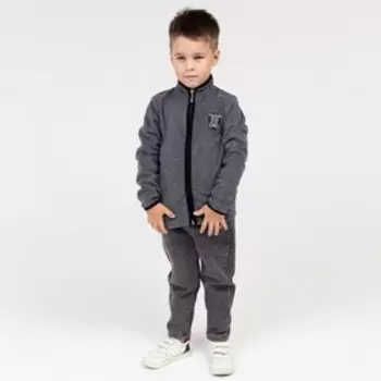 Джемпер детский, цвет антра-меланж, рост 110 см