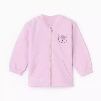 Джемпер детский, цвет лиловый, рост 74-80 (9 -12 мес)