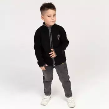 Джемпер детский, цвет тёмно-серый, рост 110 см