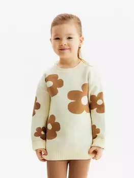 Джемпер детский KAFTAN «Цветы», размер 30 (98-104 см)